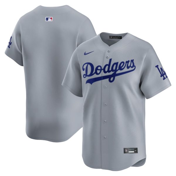 Los Angeles Dodgers Jersey Shop – mens los angeles dodgers nike gray alternate limited jersey for Every Dedicated Supporter