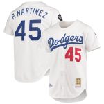 Los Angeles Dodgers Jersey Shop – mens los angeles dodgers pedro martinez mitchell  ness white 1993 cooperstown collection home authentic jersey for Every Dedicated Supporter