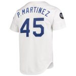 Los Angeles Dodgers Jersey Shop – mens los angeles dodgers pedro martinez mitchell  ness white 1993 cooperstown collection home authentic jersey for Every Dedicated Supporter