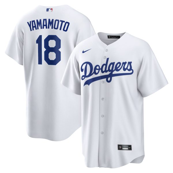 Los Angeles Dodgers Jersey Shop – mens los angeles dodgers yoshinobu yamamoto nike white home replica player jersey for Every Dedicated Supporter