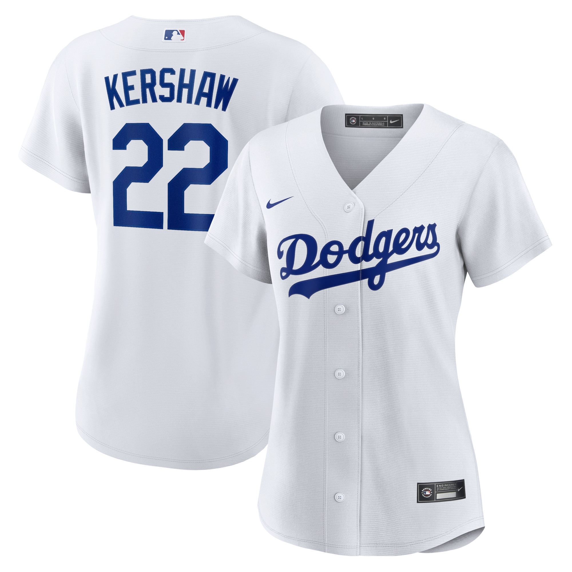 Los Angeles Dodgers Jersey Shop – womens los angeles dodgers clayton kershaw nike white home replica player jersey for Every Dedicated Supporter