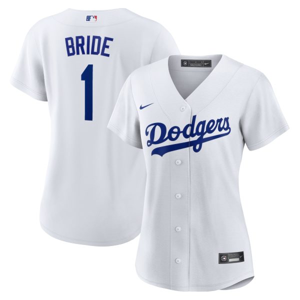 Los Angeles Dodgers Jersey Shop – womens los angeles dodgers nike white 1 bride home replica jersey for Every Dedicated Supporter