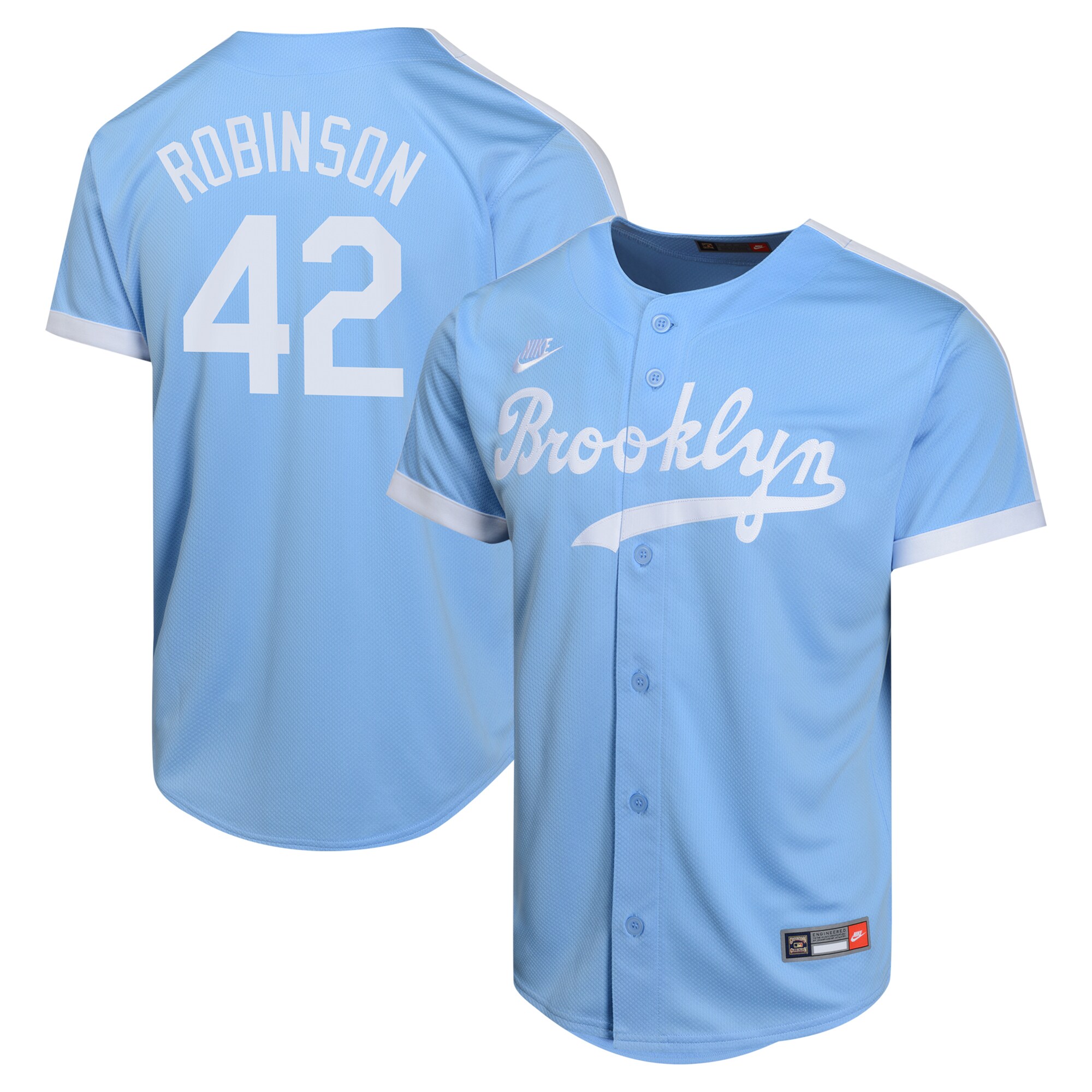 Los Angeles Dodgers Jersey Shop – youth brooklyn dodgers jackie robinson nike light blue cooperstown collection limited player jersey for Every Dedicated Supporter
