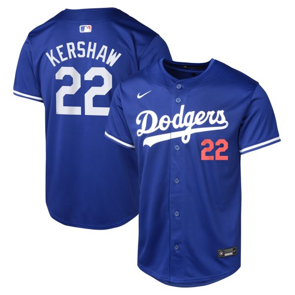 Los Angeles Dodgers Jersey Shop – youth los angeles dodgers clayton kershaw nike royal alternate limited player jersey for Every Dedicated Supporter