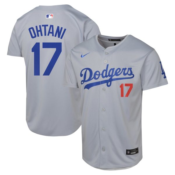 Los Angeles Dodgers Jersey Shop – youth los angeles dodgers shohei ohtani nike gray alternate limited jersey for Every Dedicated Supporter