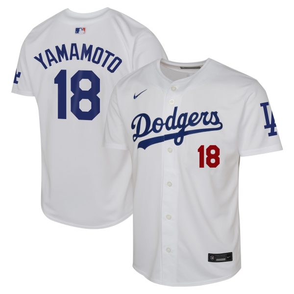 Los Angeles Dodgers Jersey Shop – youth los angeles dodgers yoshinobu yamamoto nike white home limited player jersey for Every Dedicated Supporter